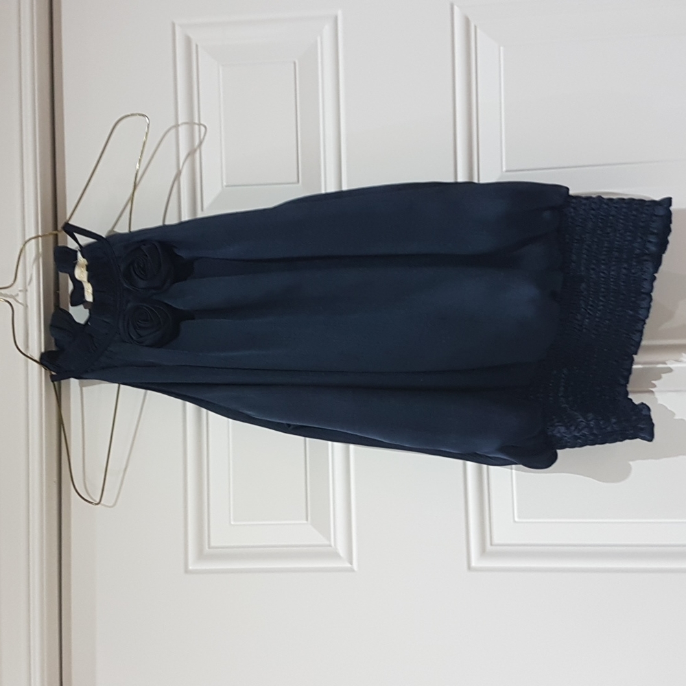 Navy Blue halter top